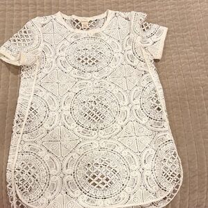 Sundance Ivory Lace Top XS